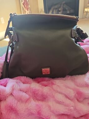 Dooney & Bourke Olive Green Leather Shoulder Bag
